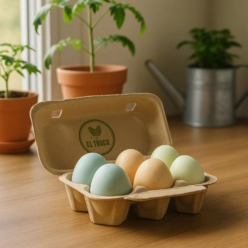Paquete de 6 huevos